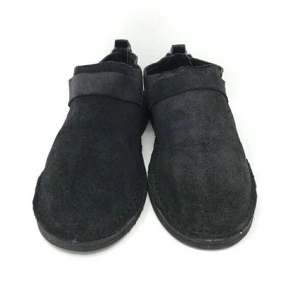 Von Dutch Kickstart Booties Black Block Heel 8 - Picture 2 of 9